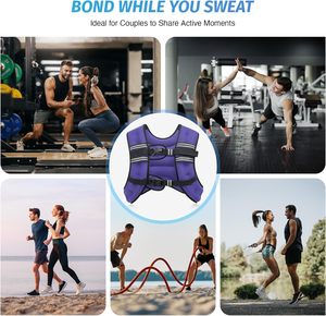 <span class=keywords><strong>Gilet</strong></span> <span class=keywords><strong>lesté</strong></span> en forme de X avec bande réfléchissante pour l'entraînement, la musculation, la course à pied, la remise en forme, le développement musculaire, la perte de poids - Product Image 6
