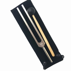 Kit d'instruments de thérapie sonore avec diapason doré et argenté 256 Hz en gros - Product Image 3
