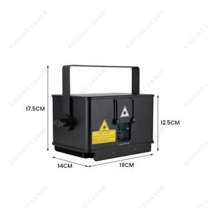 Laser d'animation RVB 3 <span class=keywords><strong>Watts</strong></span> Knight pour club, mini projecteur DJ, éclairage de scène - Product Image 2