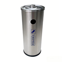 Poubelle recyclable, bac de collecte de piles, conteneur métallique pour la collecte de piles, station de recyclage des déchets électroniques, poubelle ronde