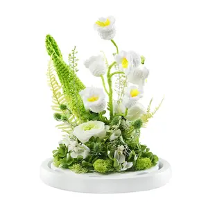 AYOYO ODM Vente en gros Fleur de muguet artificielle Sterling Real Touch Décoration de mariage Fleur de lys