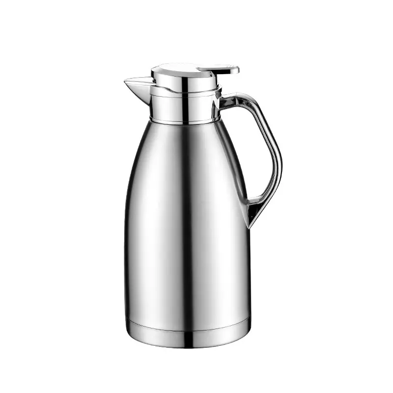 Brocca Thermos isolata in stile romano in acciaio inossidabile 304 grado doppia parete moderna 2.3L sottovuoto Thermos brocca