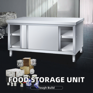 Mueble de Cocina Eléctrico de Una o Dos Puertas con Armarios con Cerradura para Almacenar Alimentos y Utensilios, 1.2 Metros - Product Image 2