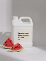 Concentré liquide aromatisant naturel à base d'extrait de plantes, certifié HALAL, qualité alimentaire 100% pur, saveur pastèque, pour boissons, glaces et jus