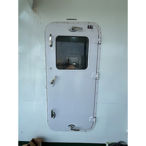 Porta Impermeabile per Navi con Finestra di Osservazione Rettangolare, Porta Marina in Alluminio per Barche e Traghetti - Product Image 6