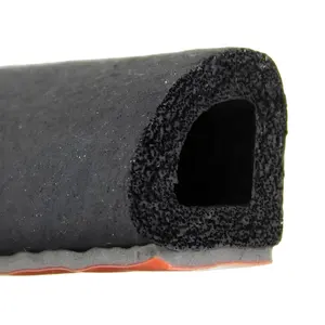 Triangle Rubber Seal EPDM Foam Rubber Seal Triangle Profile with adhesive tape