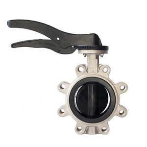 OEM Lug bướm van 1.5 ~ 48inch PN6-PN16 thép không gỉ EPDM/PTFE/Viton ghế hướng dẫn sử dụng thiết bị truyền động khai thác Lug - Product Image 1