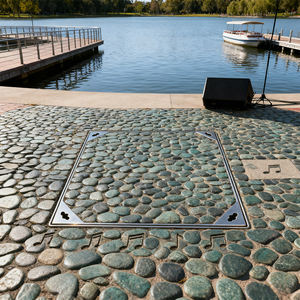 맞춤형 프레임 내장형 스테인리스 맨홀 커버 및 야외 장식용 맨홀 커버, 도로 및 맨홀 커버 - Product Image 3