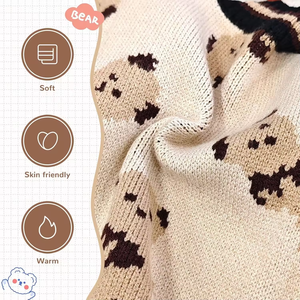 Maglione <span class=keywords><strong>per</strong></span> Cani con Orecchie da Orso, Morbido Cappotto Lavorato a Maglia <span class=keywords><strong>per</strong></span> Autunno e Inverno, Adatto <span class=keywords><strong>per</strong></span> Cuccioli di Taglia Piccola e Media - Product Image 3
