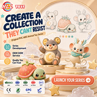 HLL Custom Sculpt OEM ODM Ensemble de figurines d'ours miniatures, décoration pour vitrine de showroom et étagère, cadeau pour collectionneurs, peinture détaillée