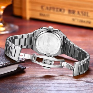 Reloj de Cuarzo Cuadrado de Nuevo Lanzamiento Drioshipping para Hombre, Estilo Ejecutivo Elegante, Resistente al Agua, con Fecha Automática, Reloj de Pulsera Masculino - Product Image 6