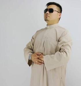Directo del fabricante: Elegante túnica para hombre, vestido largo transpirable para adultos, estilo árabe Joli, ropa musulmana al por menor, 2 - Product Image 1