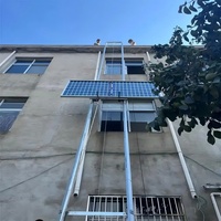 Treuil électrique à câble en acier de 4m à 22m pour panneaux solaires, levage de toiture, usage domestique, télécommande, capacité de charge de 200 à 300 kg