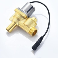 Vannes et raccords électro-hydrauliques proportionnels 1/2 pouce AC/DC 4,5V 6V, électrovanne à diaphragme en laiton avec bobine en cuivre pour l'eau