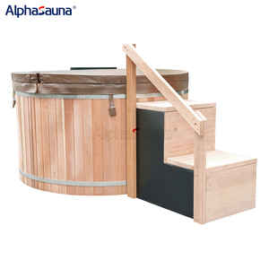 Geleneksel tak ve çalıştır varil sıcak küvet ev ahşap ateş sıcak küvet - Product Image 5