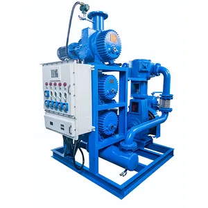 Factory cast iron high pumping speed water ring vacuum pump liquid ring roots gas tank vacuum unit