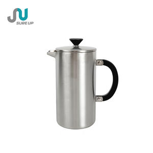 Cafetera Francesa de Acero Inoxidable de Alta Gama <span class=keywords><strong>con</strong></span> Asa y Tapa, Ecológica, Portátil, Aislamiento Térmico, Irrompible - Product Image 1