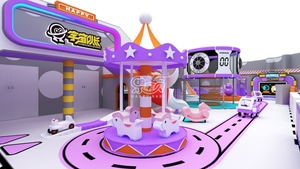 923 mét vuông 8 M thương mại công viên chủ đề chơi cấu trúc mặt đất mềm trẻ em chơi công viên sân chơi khu vực chơi cho trẻ em trong nhà - Product Image 2