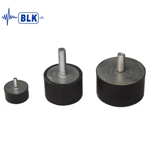 Cylindrical Vibration Isolators Anti Vibration Rubber Mount Radiator Rubber Mounts Generator Rubber Products