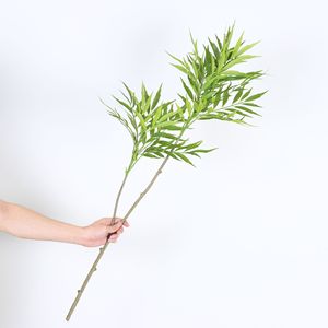 Branche artificielle de Mahonia Fortunei Dream Castle, 30cm-100cm, PVC, plante décorative d'intérieur et d'extérieur - Product Image 3