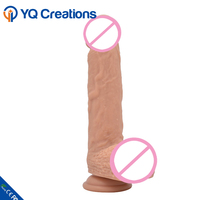 Jouet sexuel pour adultes de 7,2 pouces, pénis artificiel réaliste en silicone liquide médical, taille énorme, gode réaliste pour femmes