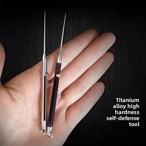 Portable Titanium Alloy All-in-one Toothpick <b>Tamper</b>-resistant Express Tool Telescopic and Anti-slug Three-gearAdjustable - Product Image 6