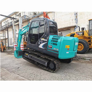 Excavadora de orugas Kobelco SK75-8 usada, excavadora Kobelco SK75 de segunda mano, usada en China y Estados Unidos, mini excavadora Kobelco SK75-8 usada de alta calidad - Product Image 2