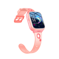 Reloj Inteligente para Niños con Pantalla TFT Cuadrada, Larga Duración de Batería, Rastreador GPS 4G, Correa de Silicona, IP67, para Niños y Niñas, Videollamada HD, Botón SOS