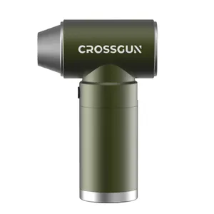 Crossgun Mini không khí pháo 40 động cơ cao Powered rửa xe máy sấy Blower Xách Tay USB sạc cầm tay quạt không dây Turbo quạt máy bay phản lực