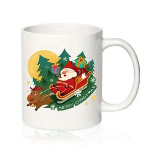 Tasse de Noël pour enfants, animaux, meilleurs cadeaux, tasse en céramique à motif animal, tasse à café ou à thé en céramique personnalisée - Product Image 4