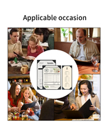 Vente directe d'usine 8.5*11 pouces PU cuir Restaurant Menu couverture en cuir Restaurant Menu plus bas quantité minimale de commande Logo différent