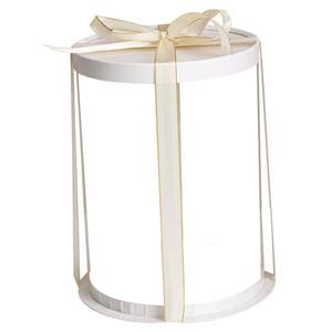 Boîte à gâteau carrée transparente à logo imprimé, simple couche, 4/6/8/10/12 pouces, vente en gros - Product Image 2