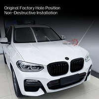 Vente d'usine Grille de calandre pour BMW X3 X4 G01 G02 2018-2021 Grille centrale à double ligne Pièces automobiles Pare-chocs avant Grille avec éclairage LED