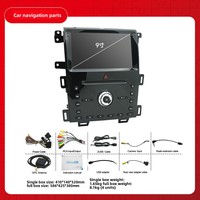 Autoradio multimédia Android 9 pouces avec GPS 4G, CarPlay, lecteur vidéo, écran tactile pour Ford Edge U387 2010~2015