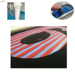 Sollyd-tinta de plastisol HD 3D de pvc de alta densidad, tintas de impresión de pantalla para ropa textil, impresión de camisetas