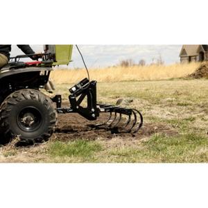 Charrue à lame pour VTT, UTV et tracteurs de <span class=keywords><strong>pelouse</strong></span>/jardin. Idéal pour briser la terre et créer un lit de culture pour les plantes, les graines et plus encore - Product Image 6