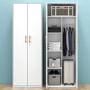Porta de cabeceira dupla metálica para quarto, armário industrial usado em cores diferentes, armário de armazenamento, metal e aço