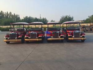 Vehículo Turístico Eléctrico de 8 Plazas, Autobús Eléctrico Clásico Vintage, Vehículo Turístico de Color Rojo, 5 a 11 Asientos - Product Image 6