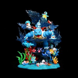 Vendita calda di nuovi prodotti GK serie pokemoned figure giocattoli emettono luce Squirtle Blastoise charrander Charizard action figure per bambini - Product Image 3