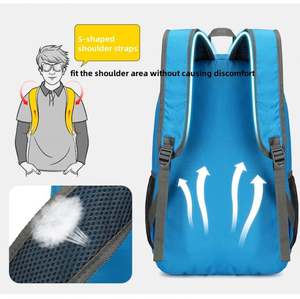 Sac de voyage ultraléger personnalisé, imperméable, durable, sac à dos de sport de plein air, sac à dos pliable pour la randonnée en montagne - Product Image 3