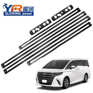 Protection de rail de siège arrière en acier inoxydable pour Alphard Vellfire série 40 (2026) – Bande de modification intérieure - Product Image 1