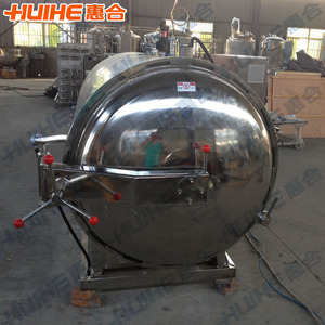 CE Chứng Nhận Chất Lượng Cao Hơi Nước Công Nghiệp Phun Nước Vặn Lại Tự Động Nồi Hấp Tiệt Trùng Cho Rau Và Thịt - Product Image 1