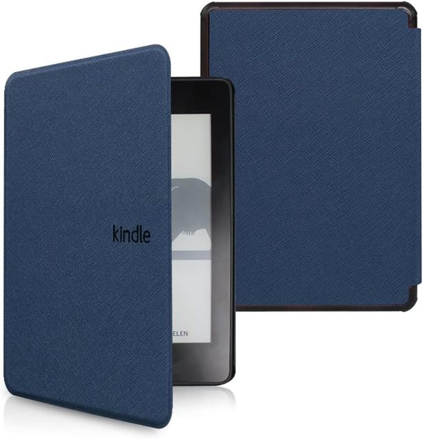 Minimalist Design logo Customization PU Leather Kindle Protective Case