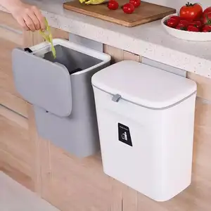 Pattumiera da cucina, pattumiera da appendere al bagno, pattumiera da parete pattumiera da appendere in plastica