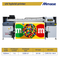 Fábrica 1,8 m 6FT I3200 PVC rígido Banner papel tapiz cuero UV impresora híbrida