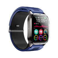 Reloj Inteligente con Monitor de Frecuencia Cardíaca, Presión Arterial, ECG, Tipo Bomba de Aire, Pantalla IPS, Resistente al Agua, Monitor de Salud, Contesta Llamadas