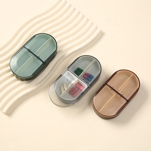 Wholesale Custom Portable Mini Plastic Travel Pill Box <b>Tablet</b> Organizer Case PP Weekly <b>7</b>-Day Capacity Child-Resistant Multicolor - Product Image 5