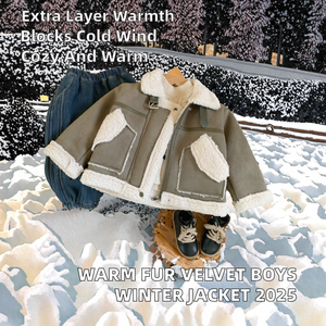 Nouvelle collection hiver 2025 – Blouson de moto pour garçons avec fermeture éclair, en polyester, coupe-vent et épais – Vente en gros - Product Image 2