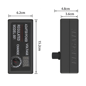 ELE-GATE Adjustable Power Supply 3-<b>12V</b> 5A Regulated <b>DC</b> <b>Adapter</b> for Laptop - Product Image 2
