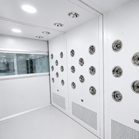HZY New Cargo Air Shower dengan Filter HEPA dan Baja Tahan Karat SUS304 untuk Ruang Bersih Industri Mikroelektronika